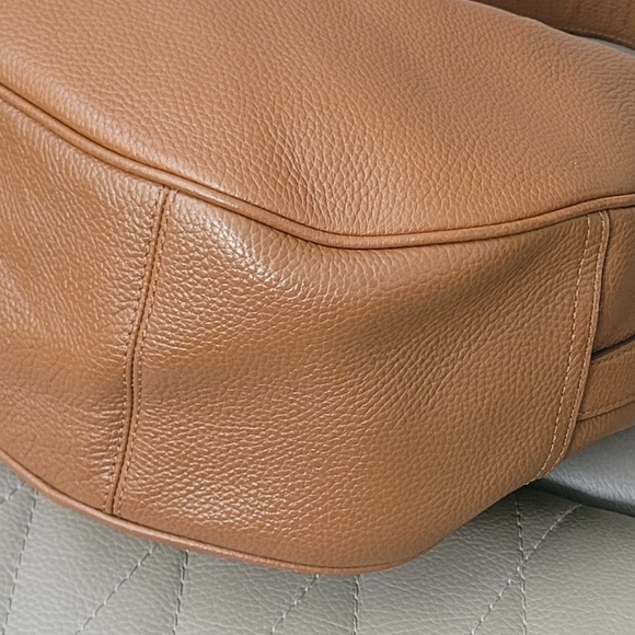 Coach Harley Hobo In Pebble Leather Gold/Brown F38259 - Picture 10 of 16